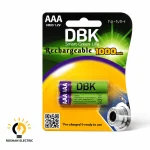 باتری نیم قلمی قابل شارژ 800 DBK
