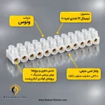 ترمینال پلاستیکی نمره 10 ونوس